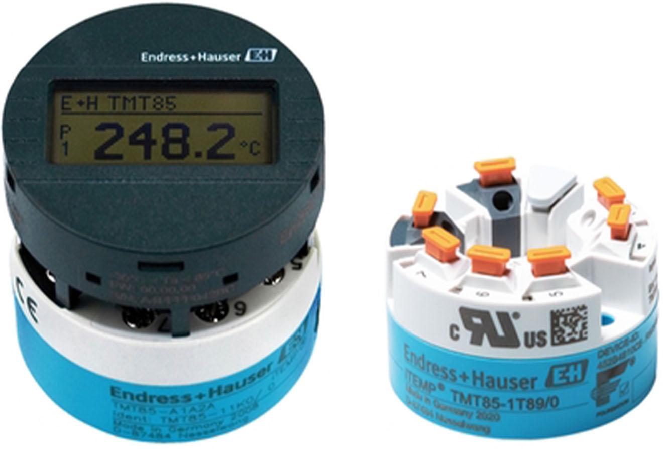 FOUNDATION Fieldbus Temperature Transmitter - Dual Channel | E+H iTEMP TMT85