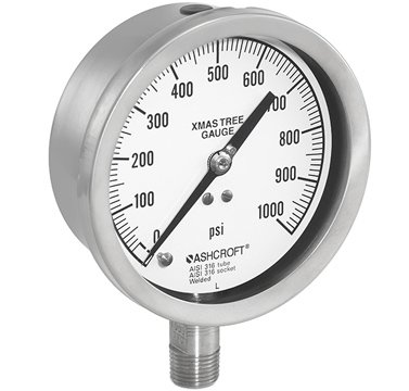 Christmas Tree Pressure Gauge | Ashcroft 1020S