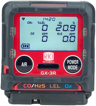 Multi-Gas Detector - 4 Gas | RKI GX-3R