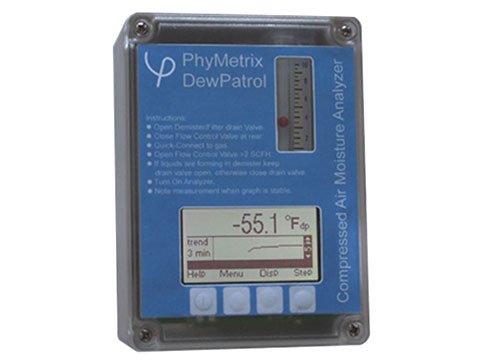 Moisture Analyzer - Portable or Pipe-Mount, -110 to 20°C | PhyMetrix DewPatrol