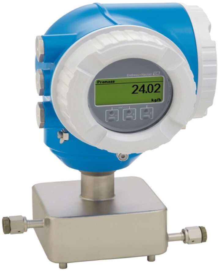Ultra-Low Flow Coriolis Meter - DN 1-6, 5800 psi, 3 I/O | E+H Proline Cubemass C 300