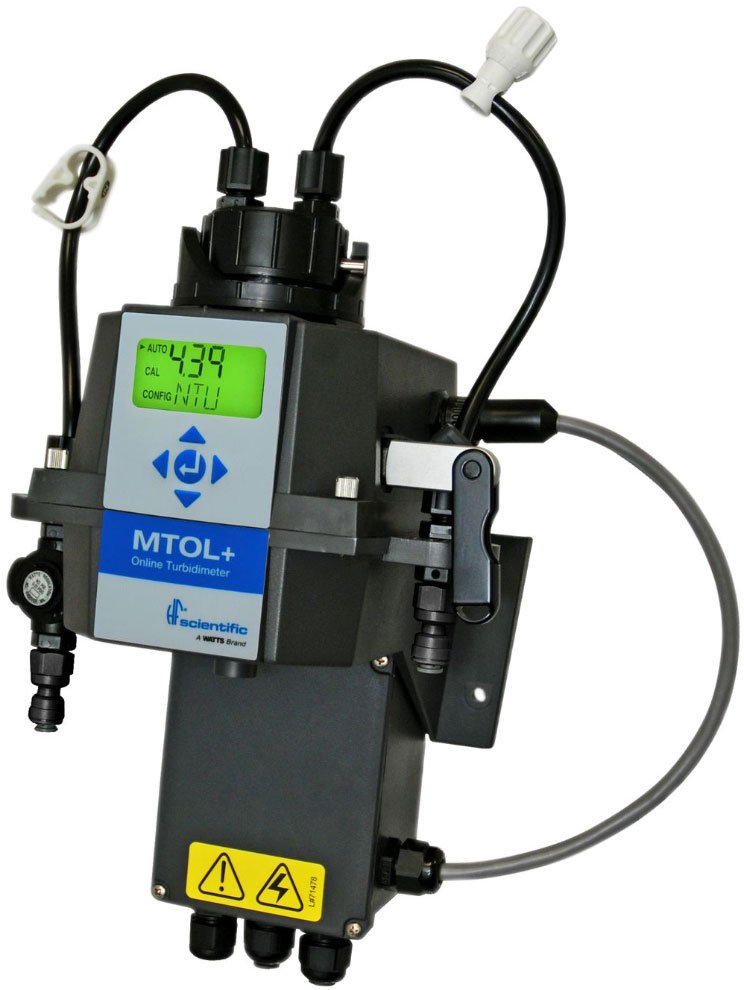 Online Process Turbidimeter - Ultrasonic Cleaning for Low Maintenance | HF Scientific MTOL+