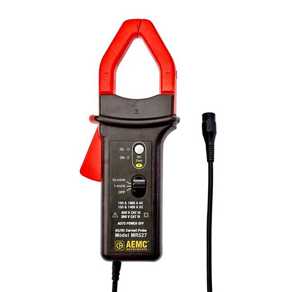 AEMC MR417/MR527 Hall Effect Current Probe | BNC Oscilloscope AC/DC Probe
