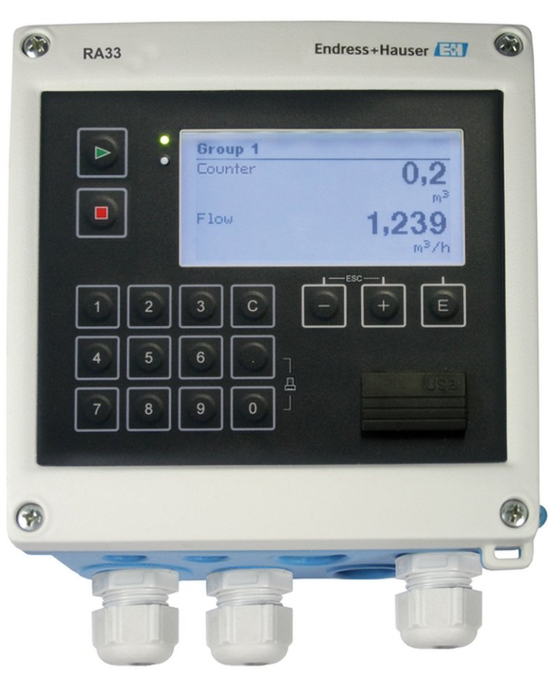 Batch Controller - Precise Dosing, Temp Compensation | E+H RA33