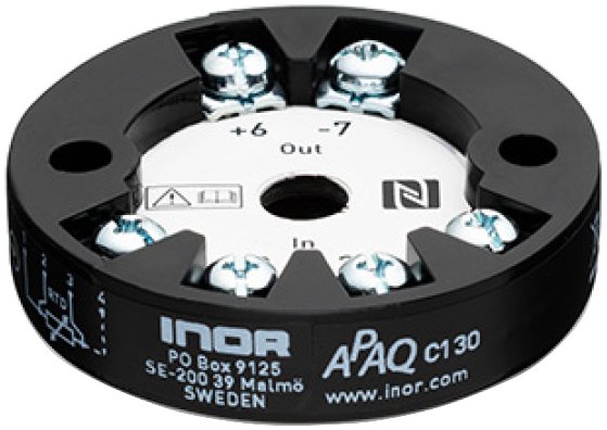 RTD Temperature Transmitter - NFC Configurable | INOR APAQ C130