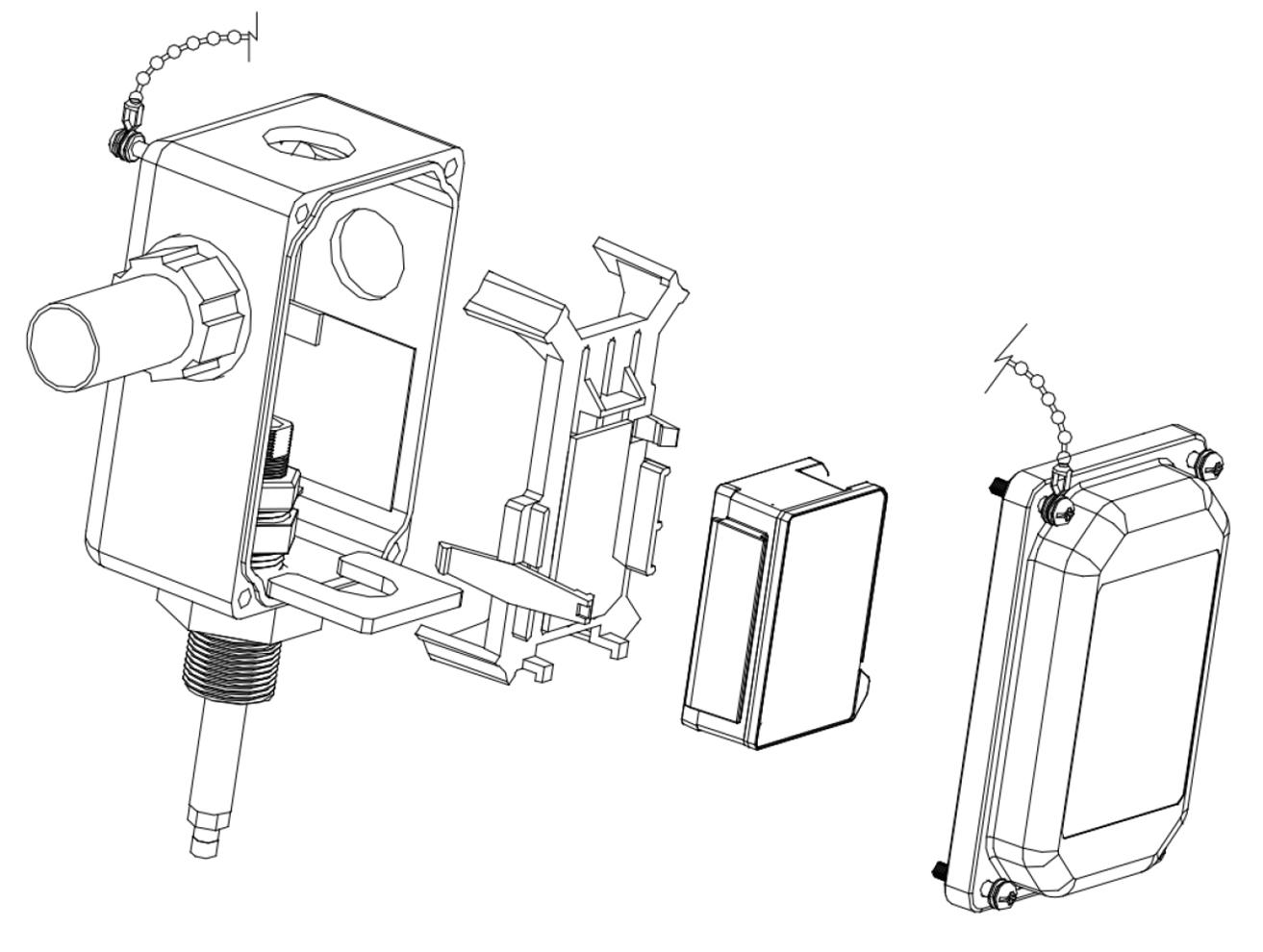 Proximity Transducer Assembly - Self-Contained Type 4X | Bently Nevada PROXPAC XL