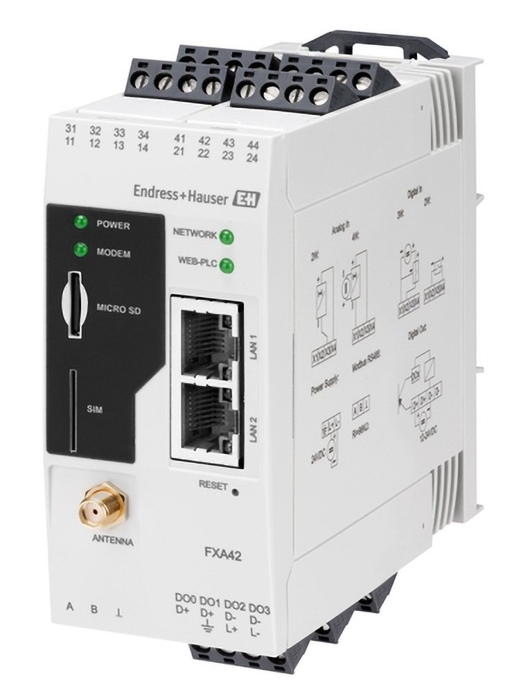 FXA42 Fieldgate - 4-20mA/Digital Interface, Ethernet/WLAN/Cellular | E+H