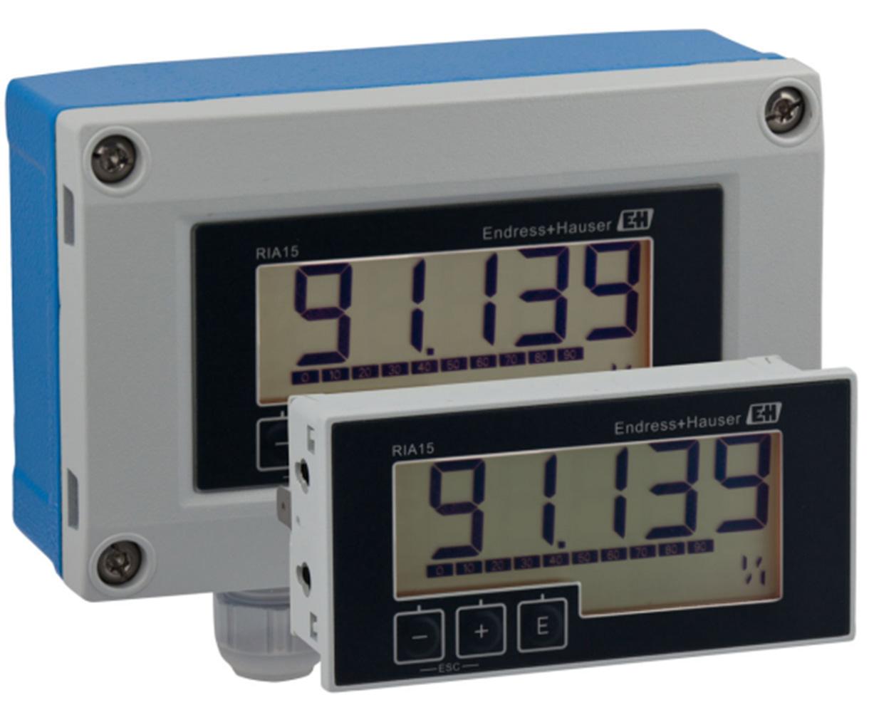 Loop-Powered Process Indicator - 4-20mA HART | E+H RIA15