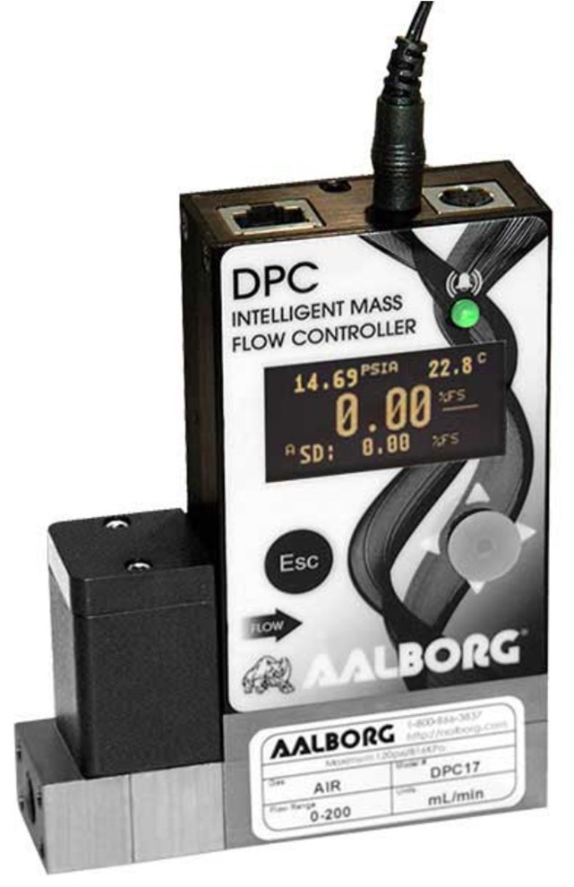 Digital Mass Flow Controller - Multi-Gas, 90 Gases | Aalborg DPC Series