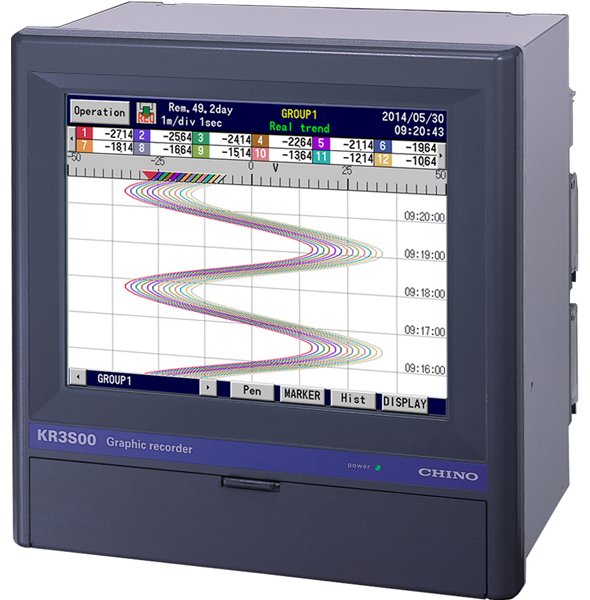 Graphic Recorder - 10.4in Touchscreen 48 Channels | CHINO KR3S