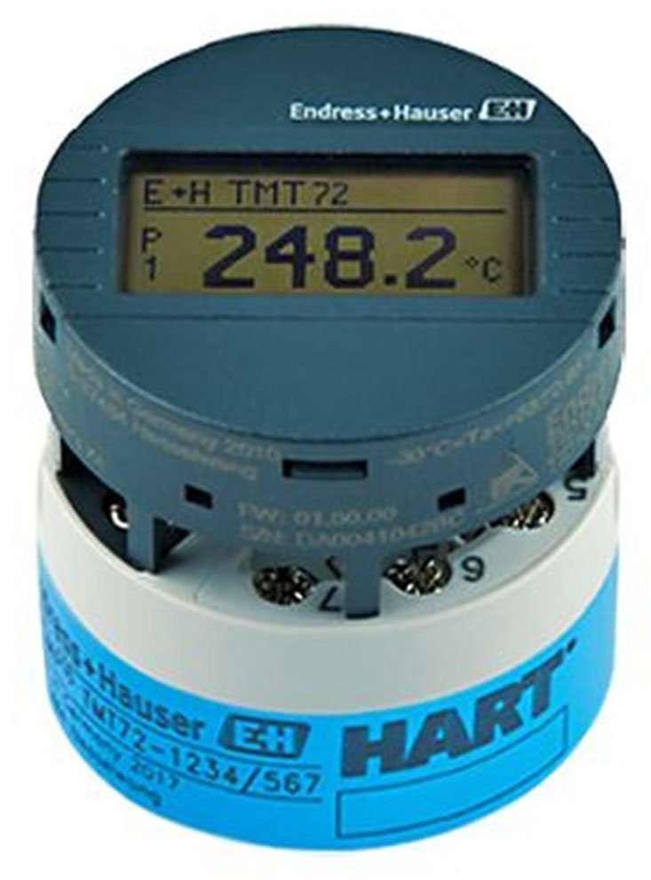 Temperature Transmitter with Bluetooth - HART SmartBlue | E+H iTEMP TMT72