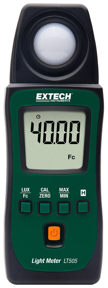 Light Meter - 400,000 Lux with Zero Function | Extech LT505