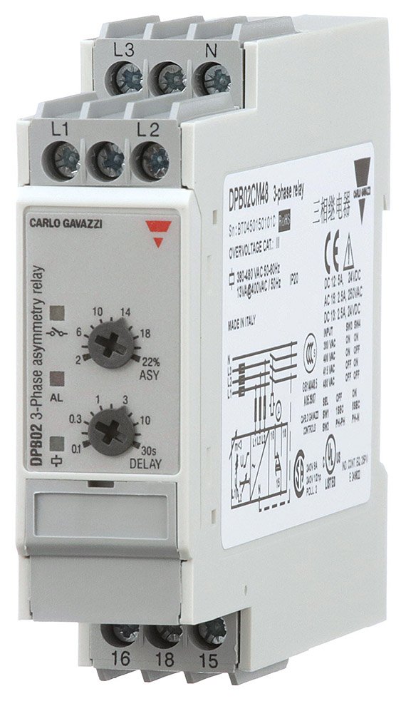 Three-Phase Monitoring Relay - Asymmetry | Carlo Gavazzi DPB02
