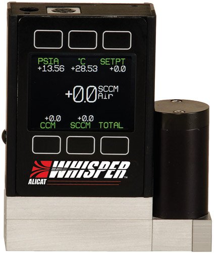 Low Pressure Drop Mass Flow Controller - 3.6 mbar | Alicat Whisper MCW