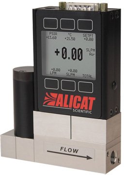 Mass Flow Controller - 320 psia, 50:1 Turndown | Alicat MCQ Series