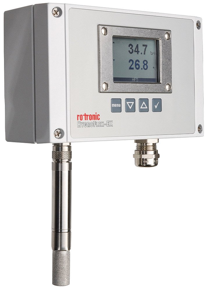 Intrinsically Safe Humidity Transmitter - Hazardous Areas | Rotronic HygroFlex5-EX
