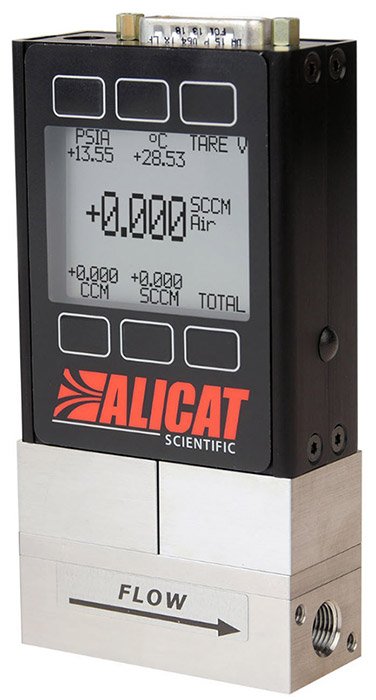 Mass Flow Meter - 316L, 0.5-3000 SLPM, Aggressive Gases | Alicat MS Series