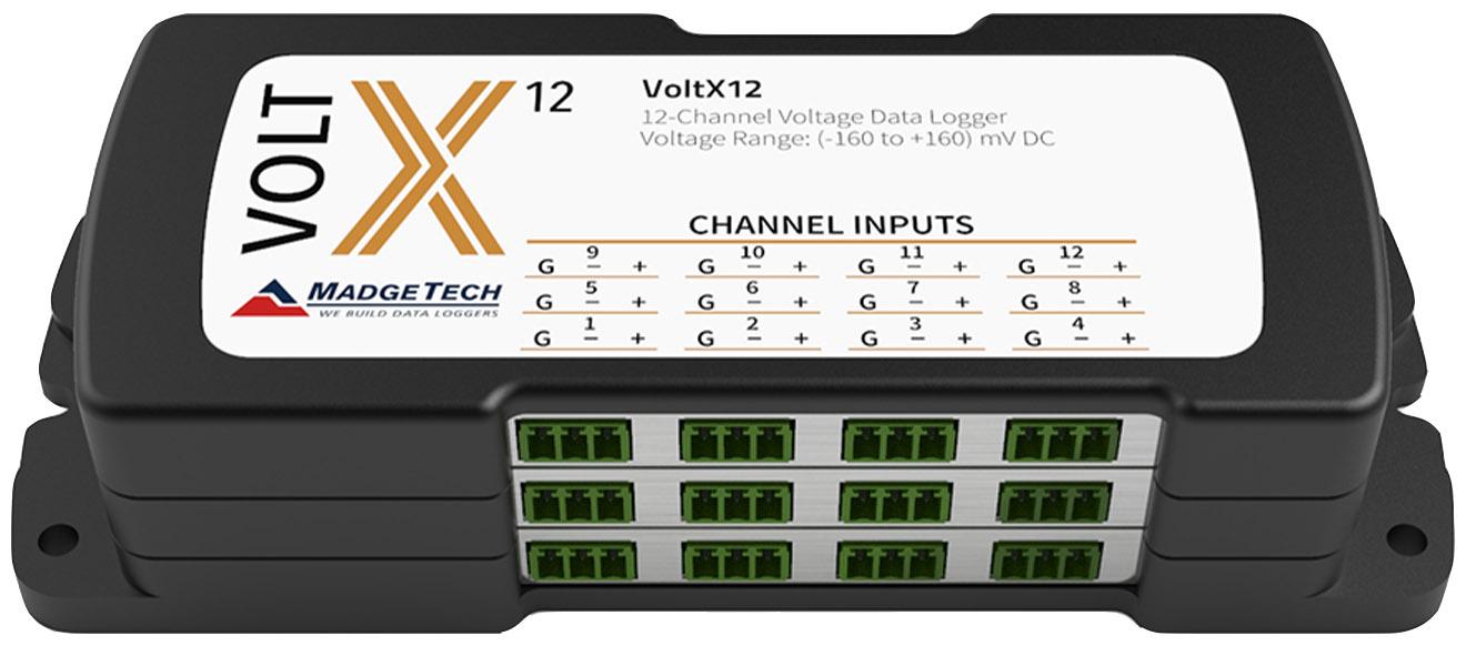 Multi-Channel Voltage Logger - 4/8/12/16 Ch, 4Hz | MadgeTech VoltX Series