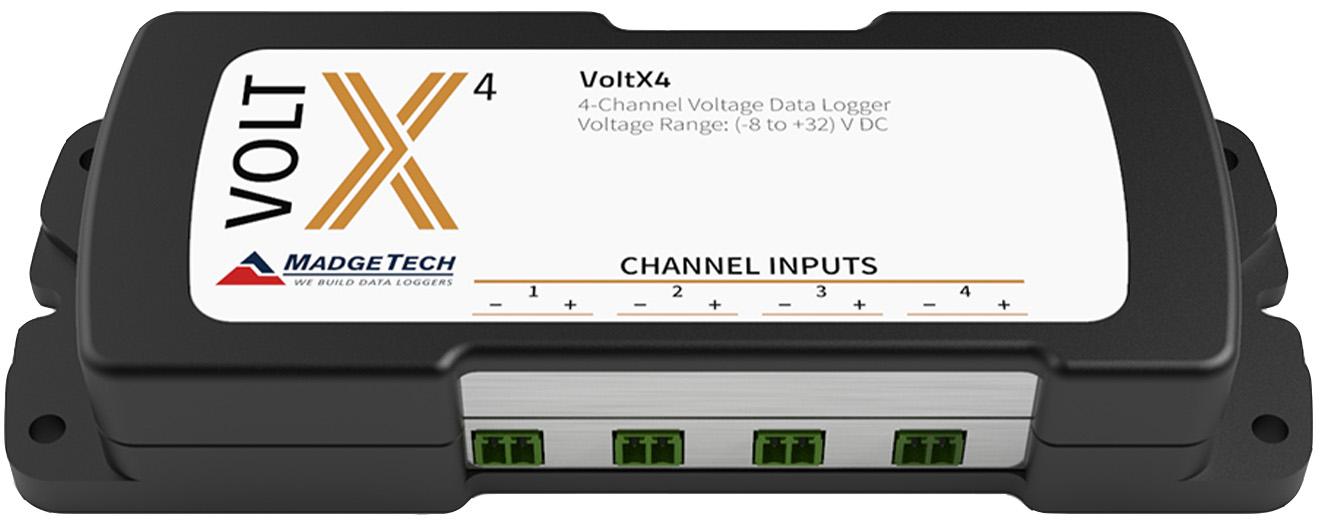 Multi-Channel Voltage Logger - 4/8/12/16 Ch, 4Hz | MadgeTech VoltX Series
