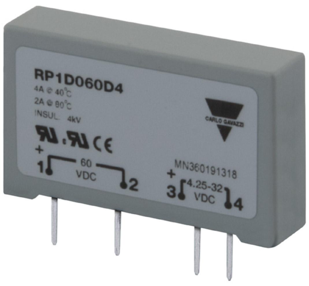 PCB Mount DC Solid State Relay | Carlo Gavazzi RP1D