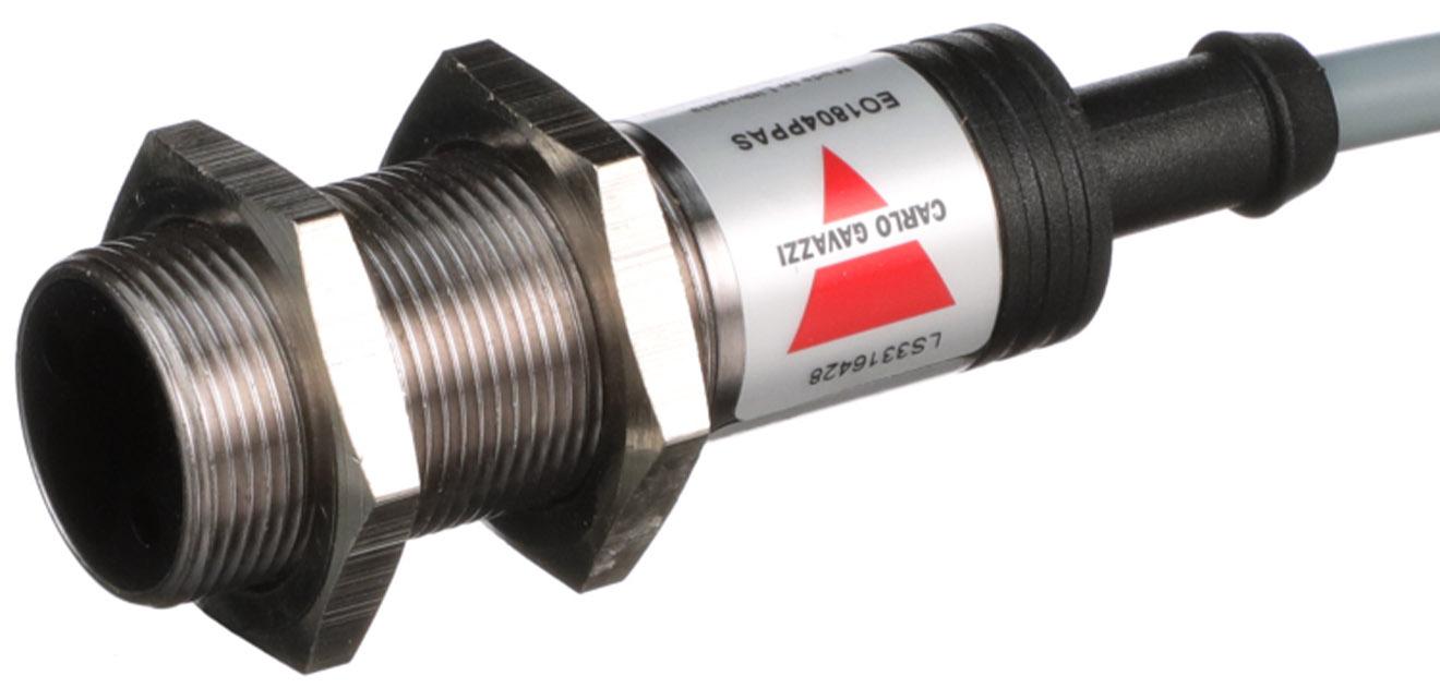 Diffuse Reflective Sensor - 400mm M18 Metal Housing | Carlo Gavazzi EO1804