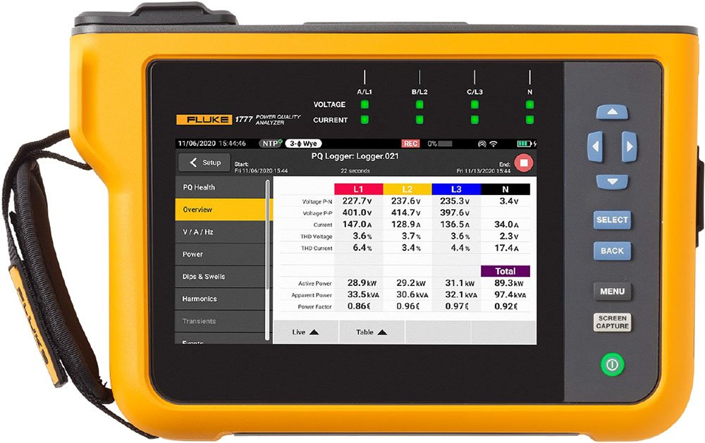 Three-Phase Power Quality Analyzer - Direct Power | Fluke 1770 Series