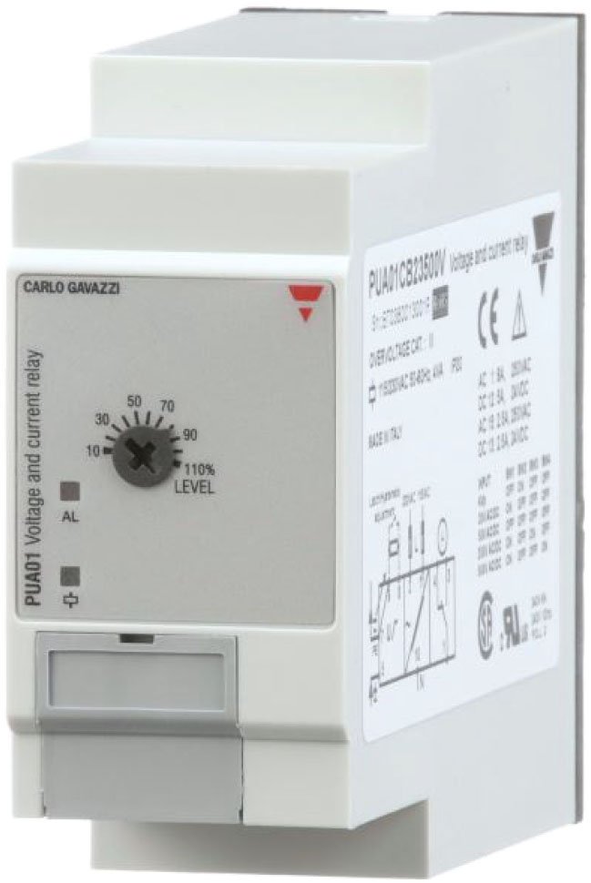 AC/DC Overvoltage Monitoring Relay | Carlo Gavazzi DUA01 / PUA01