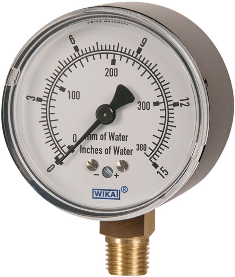 Low Pressure Gauge - 2.5in Dial | WIKA 611.10