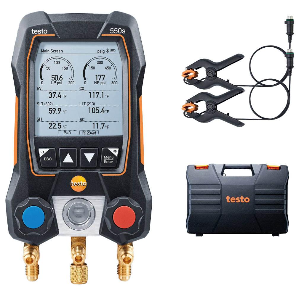 Digital Manifold Kit - Bluetooth Smart App | Testo 550S