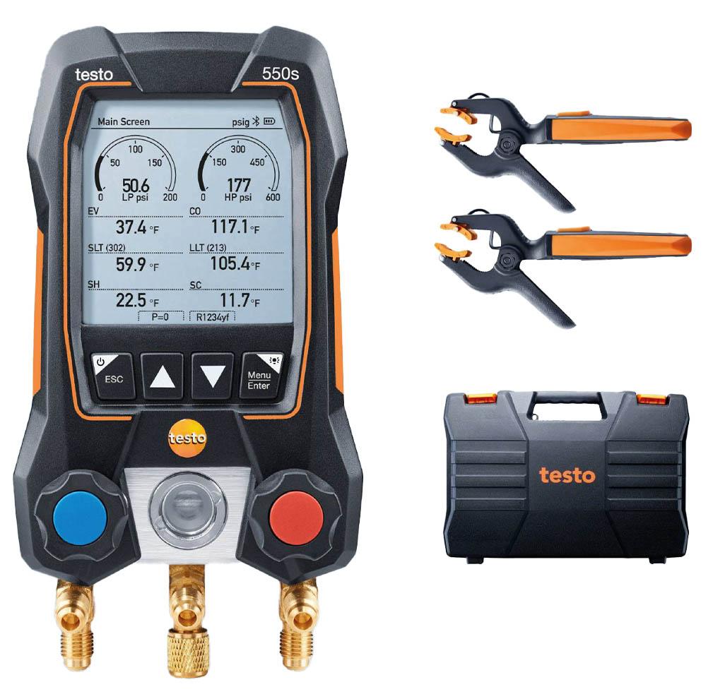 Digital Manifold Kit - Bluetooth Smart App | Testo 550S