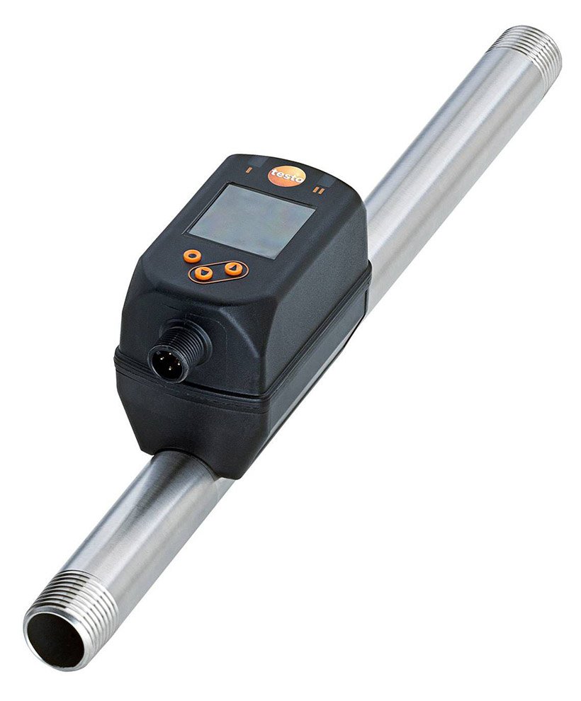 Compressed Air Flow Meter - 4-in-1, 0.25-700 m³/h | Testo 6450 Series