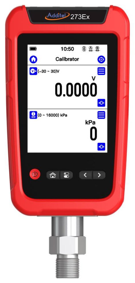 Intrinsically Safe Handheld Pressure Calibrator | Additel ADT273Ex