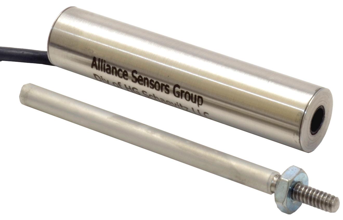 Miniature LVIT Linear Position Sensor - 8in Range | Alliance Sensors LZ-13