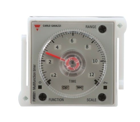 Multifunction Timer - 0.05s-300h 48x48mm | Carlo Gavazzi FMB01DW24
