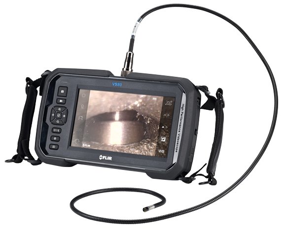 FLIR VS80 Industrial Videoscope | 7" Touchscreen Interchangeable Probe Inspection Borescope