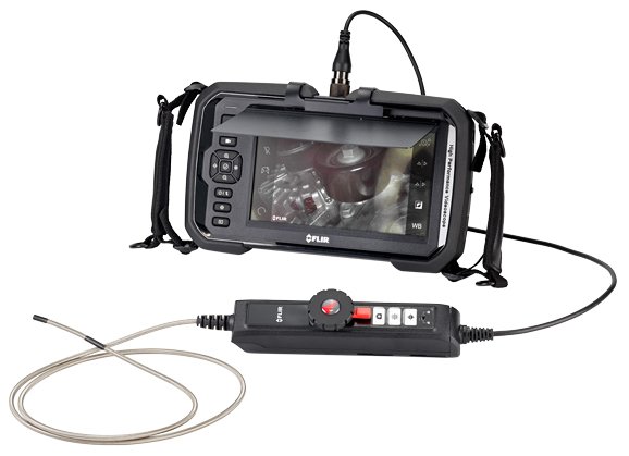 FLIR VS80 Industrial Videoscope | 7" Touchscreen Interchangeable Probe Inspection Borescope
