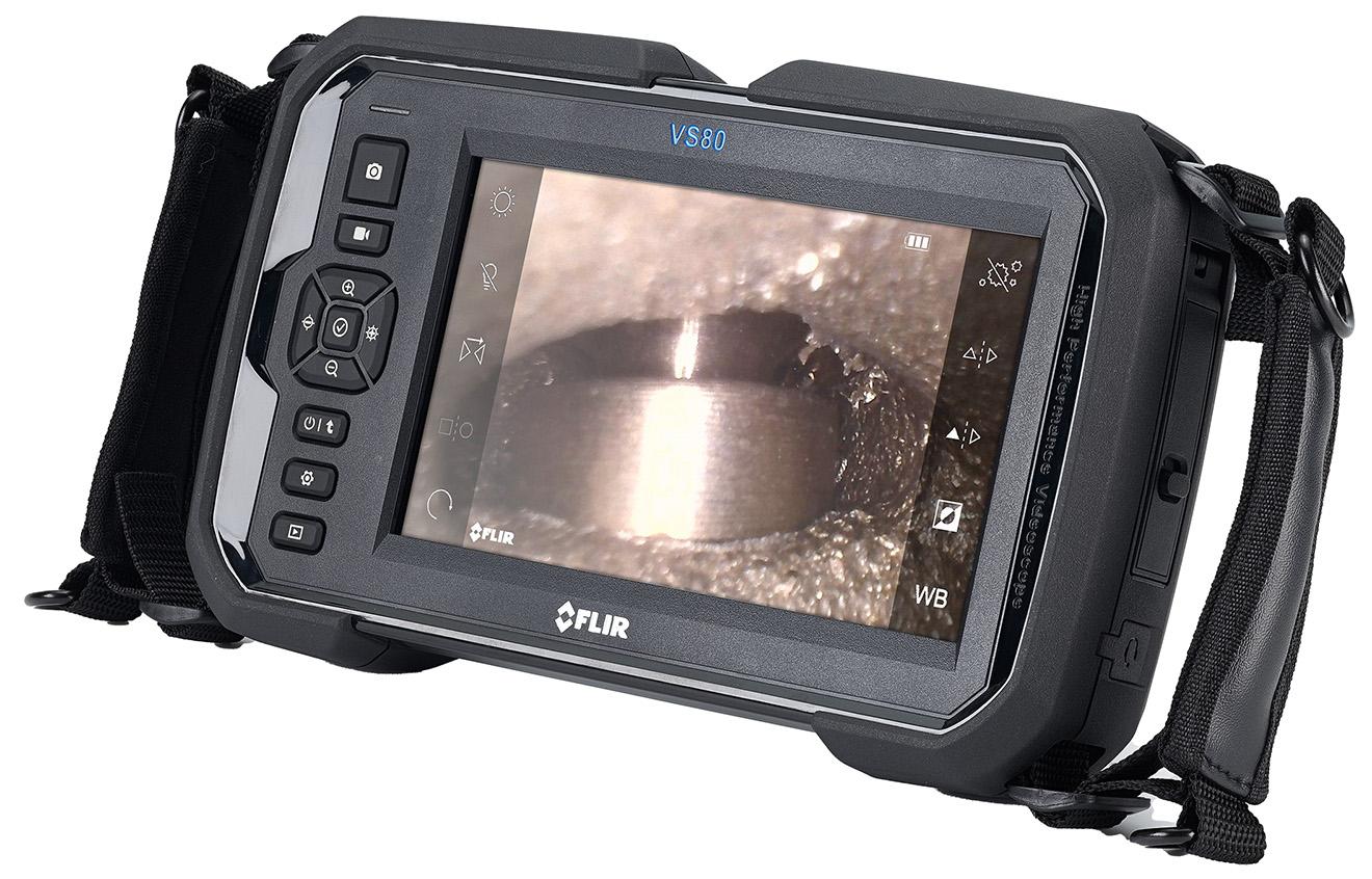 FLIR VS80 Industrial Videoscope | 7" Touchscreen Interchangeable Probe Inspection Borescope