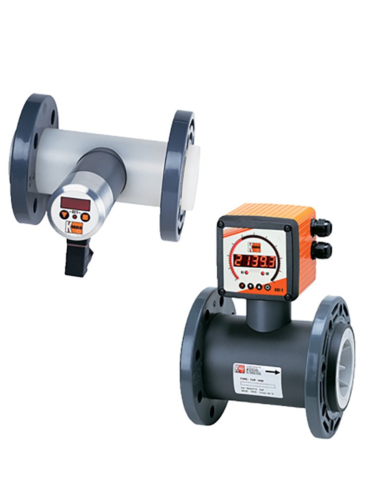 Plastic Turbine Flow Meter - PVC/PVDF, 5-440 GPM | Kobold TUR