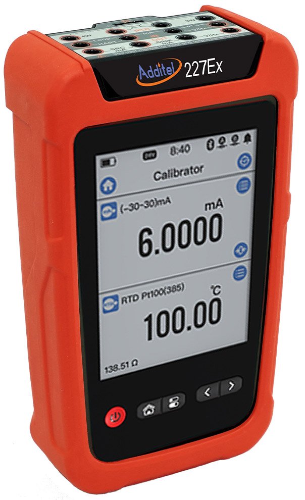 Documenting Multifunction Calibrator - IP67, HART, IS Option | Additel 227