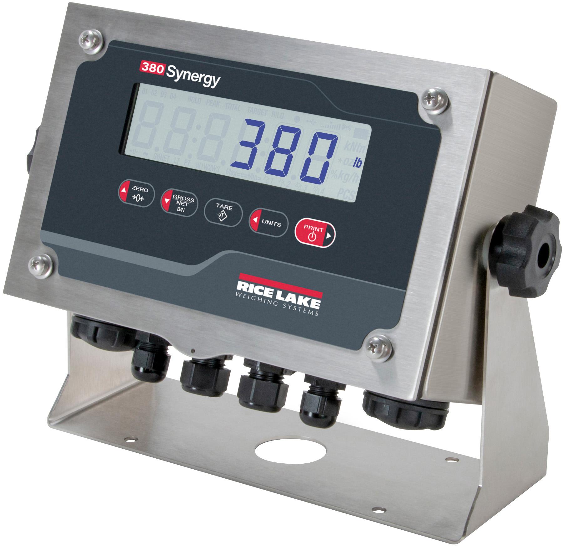 Battery Powered Weight Indicator - IP66 | Rice Lake 380 Synergy