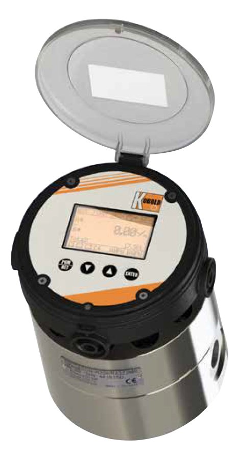 High Pressure Oval Gear Flow Meter - 5800psi, 0.13-10.6GPM | Kobold DON-H Series