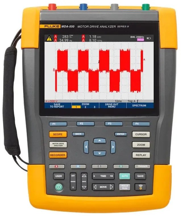Motor Drive Analyzer - Guided Testing | Fluke MDA-550 Series III