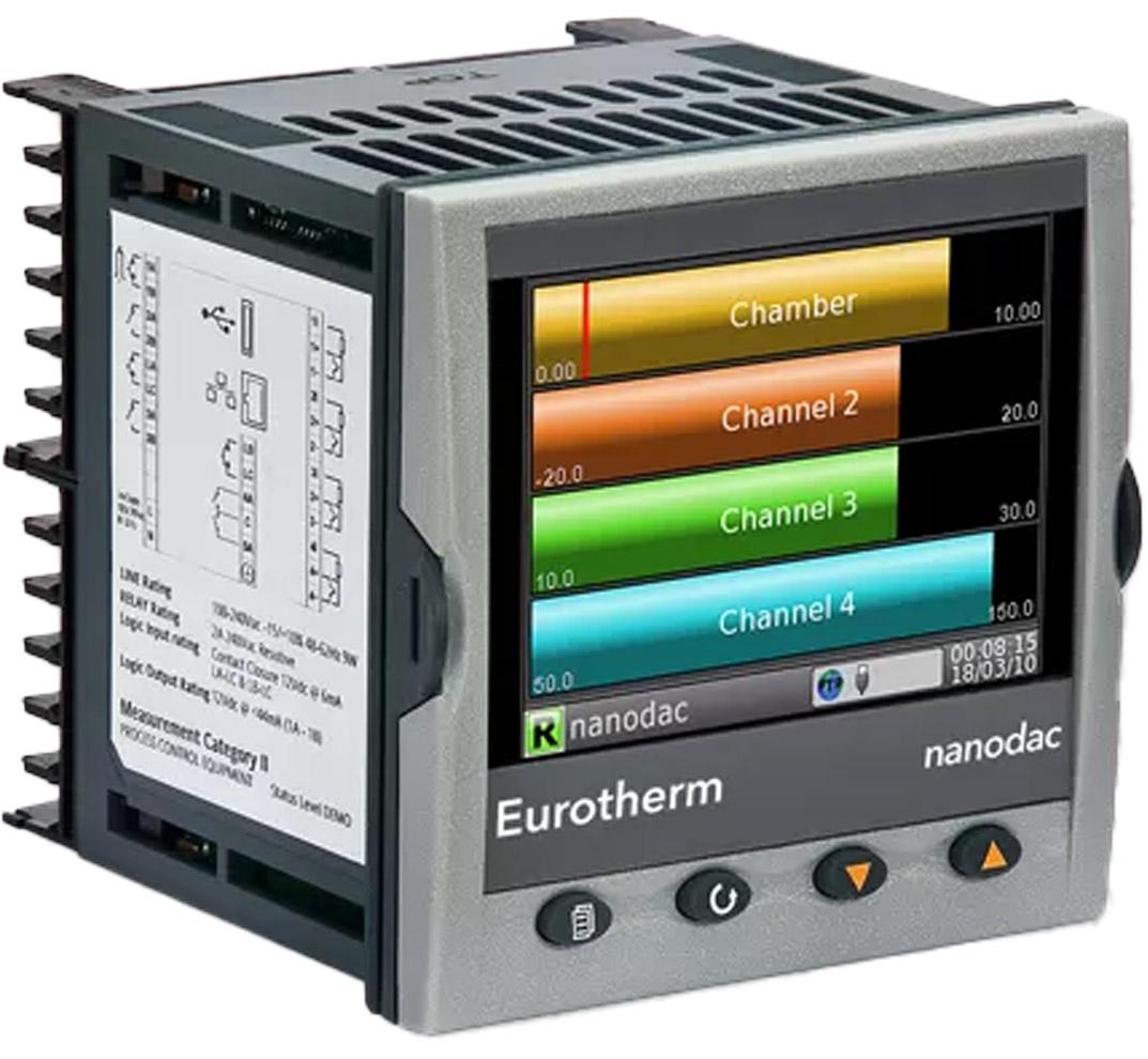 Graphic Recorder - 4 Channels 125ms Sampling | Eurotherm Nanodac