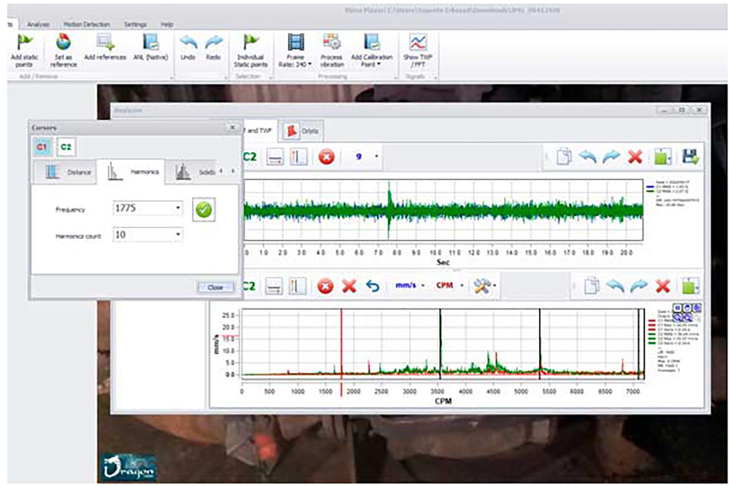 Video Analyzer Software - Micro-Movements, FFT | Erbessd DragonVision