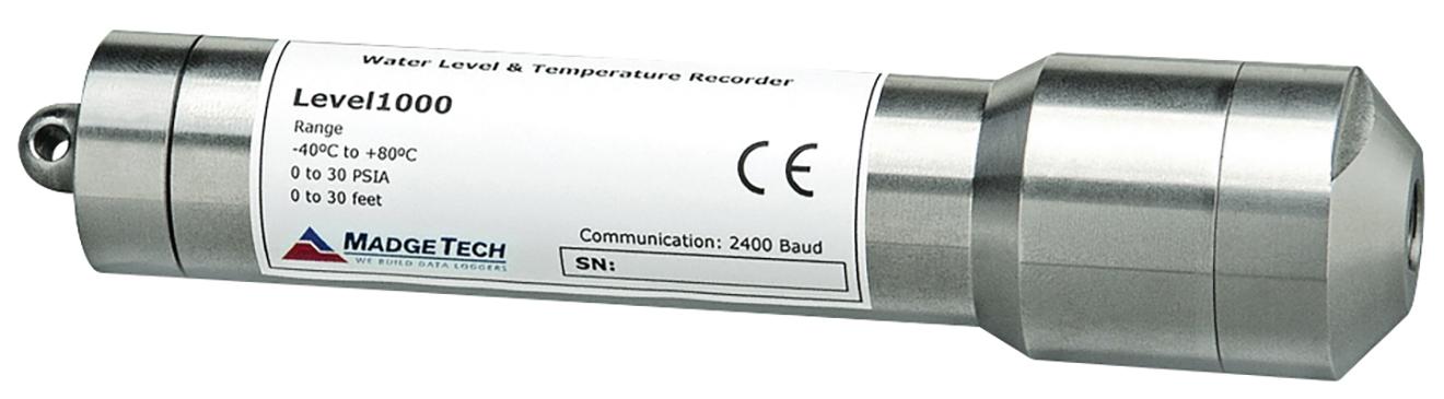 Submersible Level Logger - 103ft, 32k Readings | MadgeTech Level1000