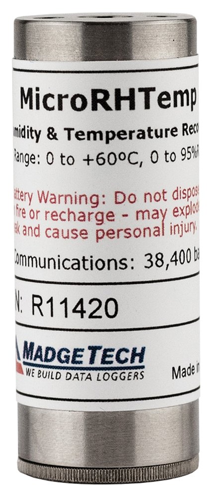 Miniature Humidity/Temp Logger - 21k Readings, 303 SS | MadgeTech MicroRHTemp
