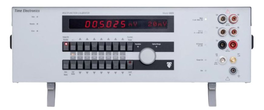 Multifunction Calibrator - 40 ppm, 1050V/22A | Time Electronics 5025E