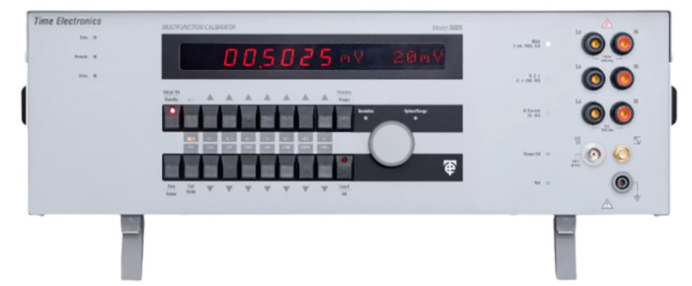 Multifunction Calibrator - 15 ppm, 1050V/22A | Time Electronics 5025C