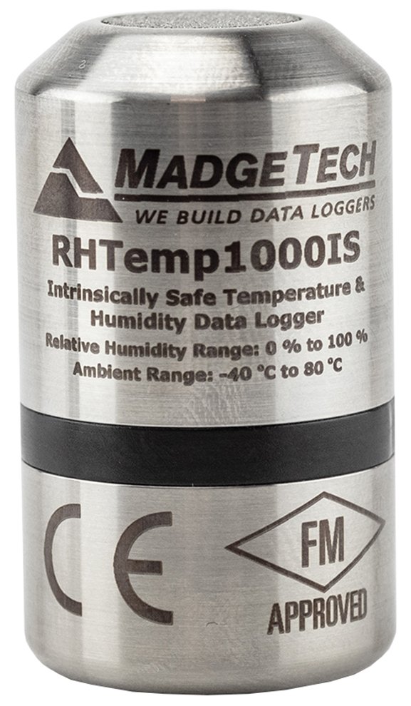 RHTemp1000IS Intrinsically Safe Humidity/Temp Logger - FM Approved | MadgeTech