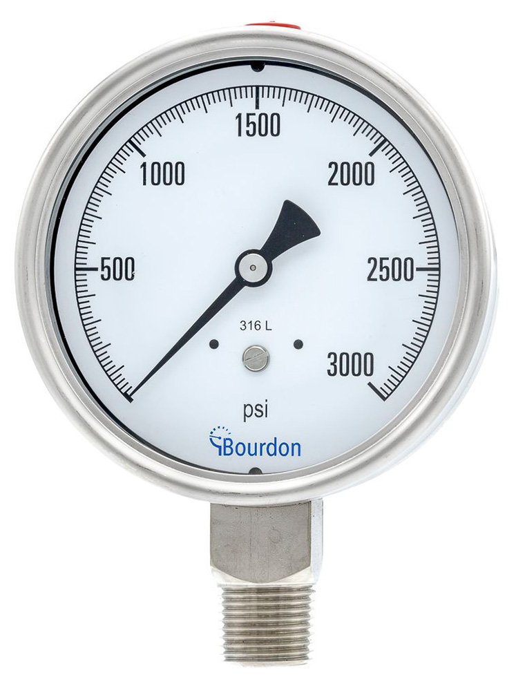 Corrosion-Resistant Pressure Gauge | Bourdon MEX5